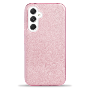 3u1 Glitter Maskica za Samsung Galaxy A55 - roza