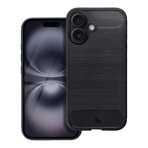 Silikonska Carbon Maskica za iPhone 16 Plus