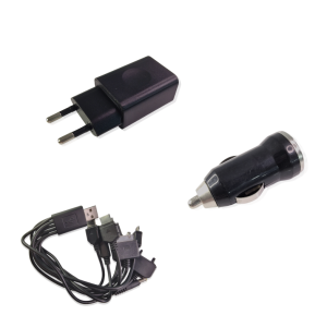 Strujni adapter - Autopunjač - 10 u 1 kabel