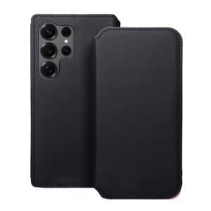 Dual pocket preklopna maskica za Samsung Galaxy S25 Ultra - Crna