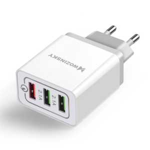 Wozinsky 3.0, 3x USB Adapter - Bijeli