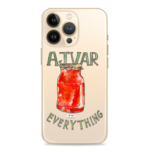 Silikonska Maskica za mobitel - "Ajvar on everything" - F07