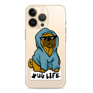 Silikonska Maskica za mobitel - "Pug life" Mops - F18