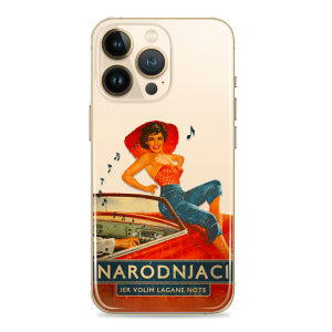 Silikonska Maskica za mobitel - "Narodnjaci" Pin up - F19