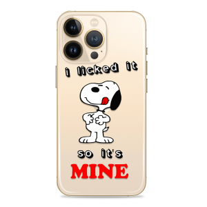 Silikonska Maskica za mobitel - "I licked it so it's mine" Snoopy - F27