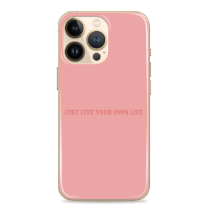 Silikonska maskica za mobitel - Just live your life - FG01