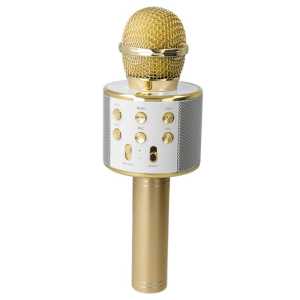 Forever Karaoke Bluetooth Mikrofon sa Zvučnikom BMS-300 - Zlatni