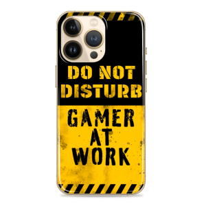 Silikonska Maskica za mobitel - "Do not disturb, gamer at work" - G17