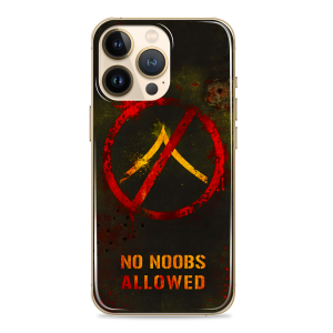 Silikonska Maskica za mobitel - "No noobs allowed" - G23