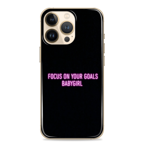 Silikonska maskica za mobitel - Focus on your goals - Gym - 28