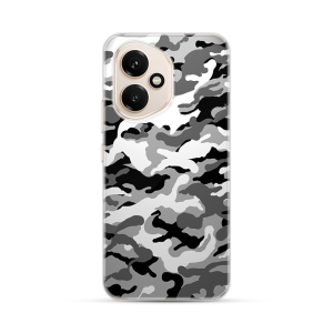 Silikonska Maskica za Honor 400 - Camouflage - siva