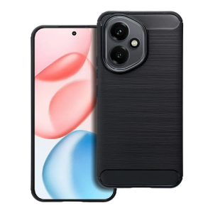 Silikonska Carbon Maskica za Honor 400 - Crna