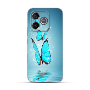 Silikonska Maskica za Honor 600 Lite - Blue Butterfly