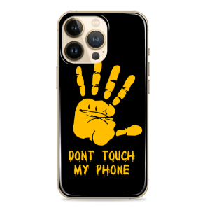 Silikonska Maskica za mobitel - "Don't touch my phone" - HM31