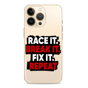 Silikonska Maskica za mobitel - "Race it, break it, fix it, repeat" - HM50