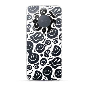 Silikonska Maskica za Honor Magic 8 Lite / X9d - White Smiley
