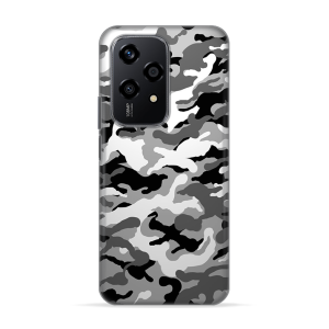 Silikonska Maskica za Honor 200 Lite - Camouflage - siva