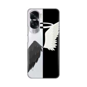 Silikonska Maskica za Honor 90 Lite - Black & White