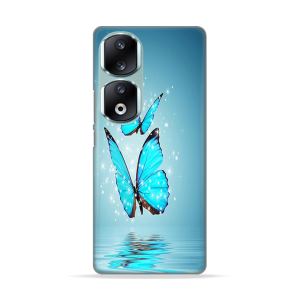 Silikonska Maskica za Honor 90 Pro - Blue Butterfly