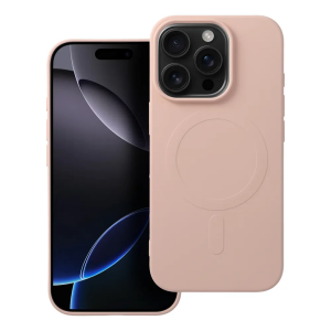 MagSafe Mekana Silikonska maskica za iPhone 16 Pro - Roza