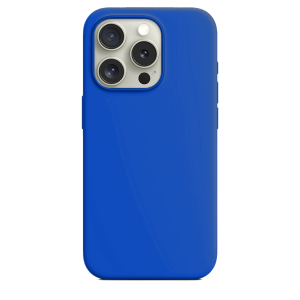 Silikonska Maskica za iPhone 15 Pro Max - Plava