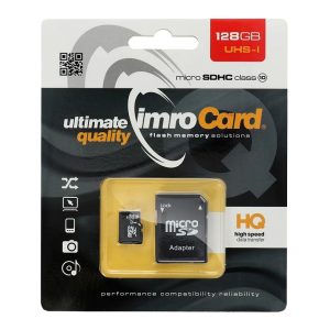 128GB – IMRO MicroSDXC Kartica s Adapterom