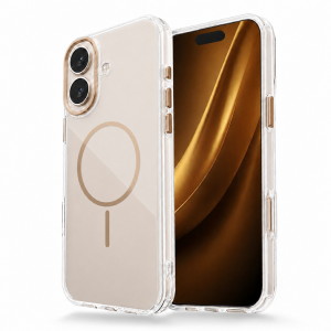 MagSafe Prozirna Thin maskica za iPhone 17 - Zlatna