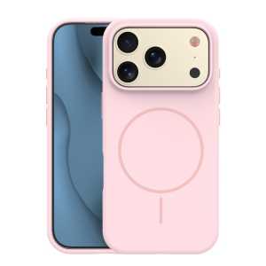 MagSafe Silikonska Thin maskica za iPhone 17 Pro - Roza