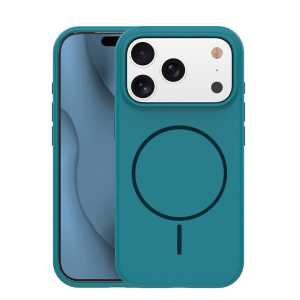 MagSafe Silikonska Thin maskica za iPhone 17 Pro - Tirkizna