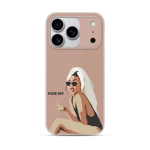 Silikonska Maskica za iPhone 17 Pro - F*** off