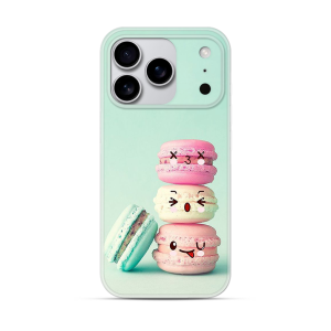 Silikonska Maskica za iPhone 17 Pro Max - Happy Macarons
