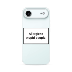 Silikonska Maskica za iPhone 17 Air - Allergic to Stupid People