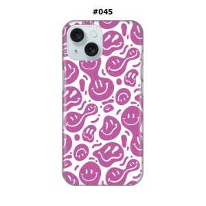 Maskica za iPhone 15 - Pink Smiley
