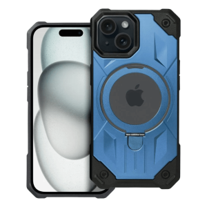 MagSafe Armor maskica s prstenom za iPhone 15 - Plava