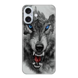 Silikonska Maskica za iPhone 16 Plus - Lone Wolf