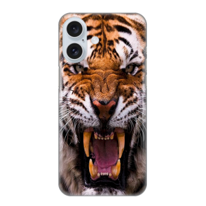 Silikonska Maskica za iPhone 16 Plus - Wild Tiger