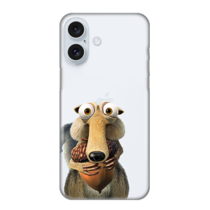 Silikonska Maskica za iPhone 16 Plus - Scrat