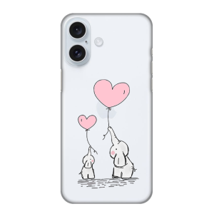 Silikonska Maskica za iPhone 17 - Elephant Heart