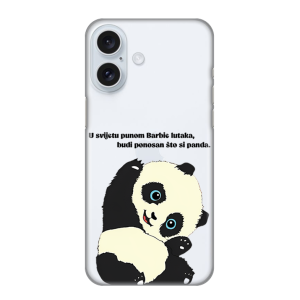 Silikonska Maskica za iPhone 16 Plus - Panda