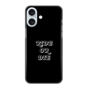 Silikonska Maskica za iPhone 16 Plus - Ride Or Die