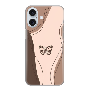 Silikonska Maskica za iPhone 16 Plus - Butterfly Line