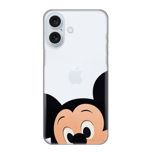 Silikonska Maskica za iPhone 16 Plus - Mickey Close Up