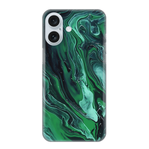 Silikonska Maskica za iPhone 16 Plus - Liquid Green