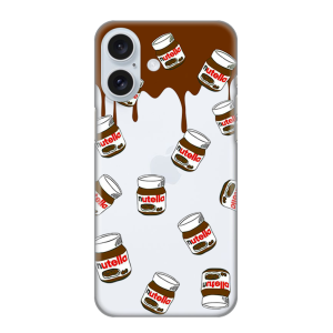 Silikonska Maskica za iPhone 16 Plus - Nutella