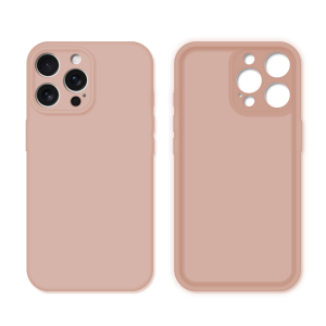 Mekana Silikonska Maskica za iPhone 16 Pro Max - Puderasto Roza