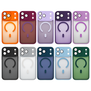 MagSafe poluprozirna maskica s obojenim rubovima za iPhone 17 Pro - Više boja