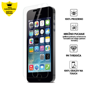 Zaštitna Obostrana Folija za ekran za iPhone 5 / 5S - Prozirna