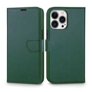 Preklopna maskica za iPhone 14 - Tamno zelena