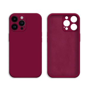 Mekana Silikonska Maskica za iPhone 14 Pro - Bordo