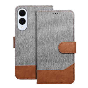 Jeans preklopna maskica za Samsung Galaxy S25 Edge - Siva